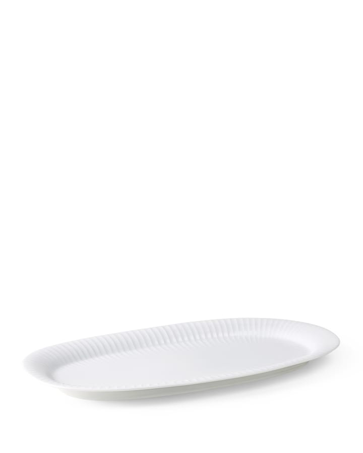 Hammershøi / ハンマースホイ サービングプレート オーバル 40x22.5 cm, White Kähler | ケーラー