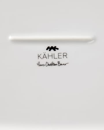 Hammershøi / ハンマースホイ サービングプレート オーバル 40x22.5 cm - White - Kähler | ケーラー