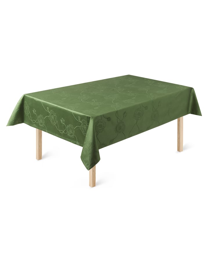 Hammershøi Poppy / ハンマースホイ ポピー  テーブルクロス グリーン, 150x270 cm Kähler | ケーラー