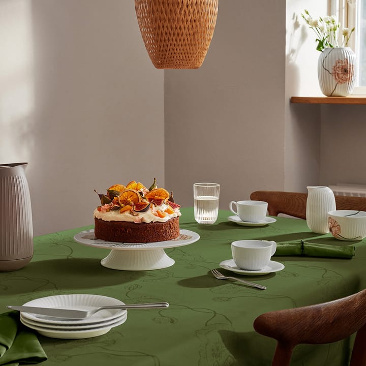 Hammershøi Poppy / ハンマースホイ ポピー  テーブルクロス グリーン, 150x370 cm Kähler | ケーラー