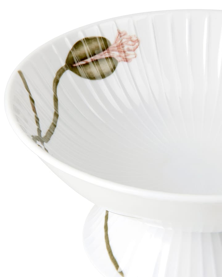 Hammershøi Poppy / ハンマースホイポピー  脚付きボウル Ø16 cm, White Kähler | ケーラー