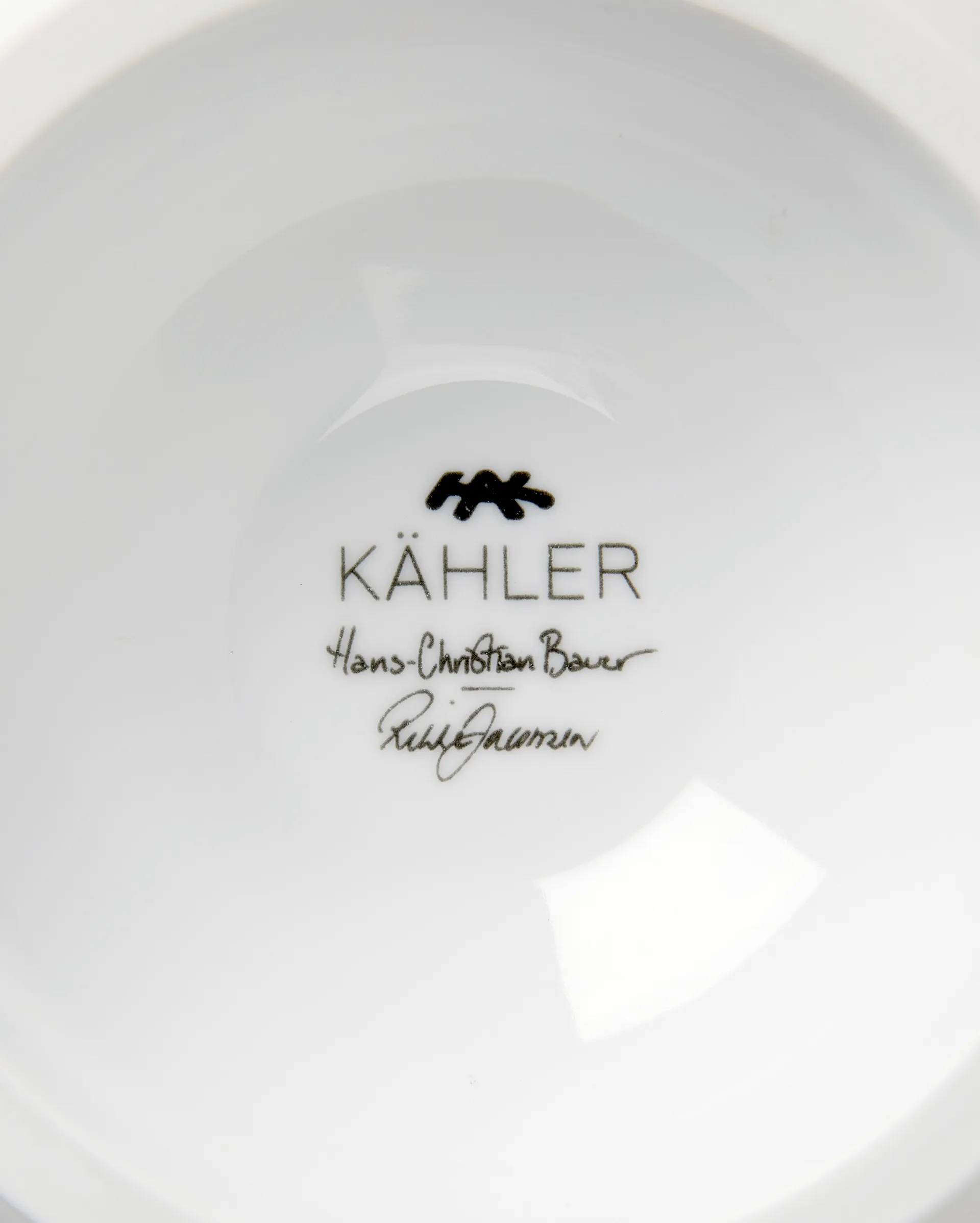 Hammershøi Poppy / ハンマースホイポピー  脚付きボウル Ø16 cm, White Kähler | ケーラー