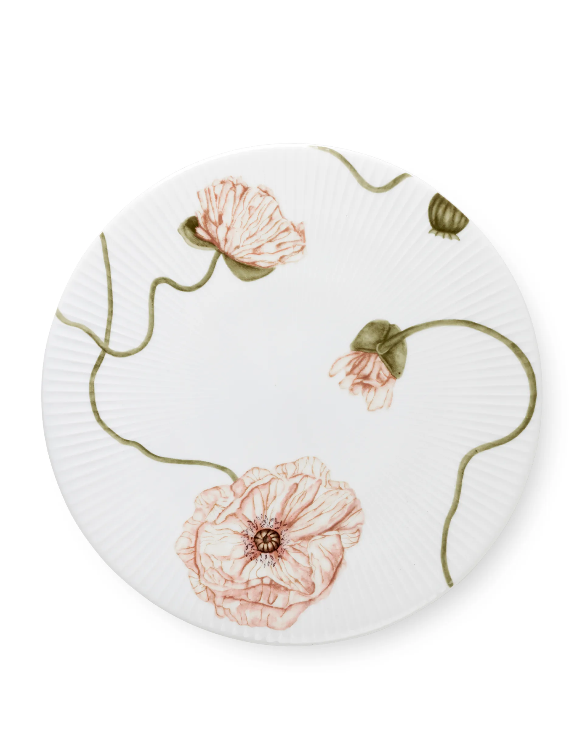 Hammershøi Poppy / ハンマースホイ ポピー ケーキプレート Ø30 cm, White Kähler | ケーラー