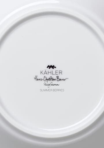 Hammershøi Summer / ハンマースホイ サマー 深皿 Ø21 cm - Summer berries - Kähler | ケーラー