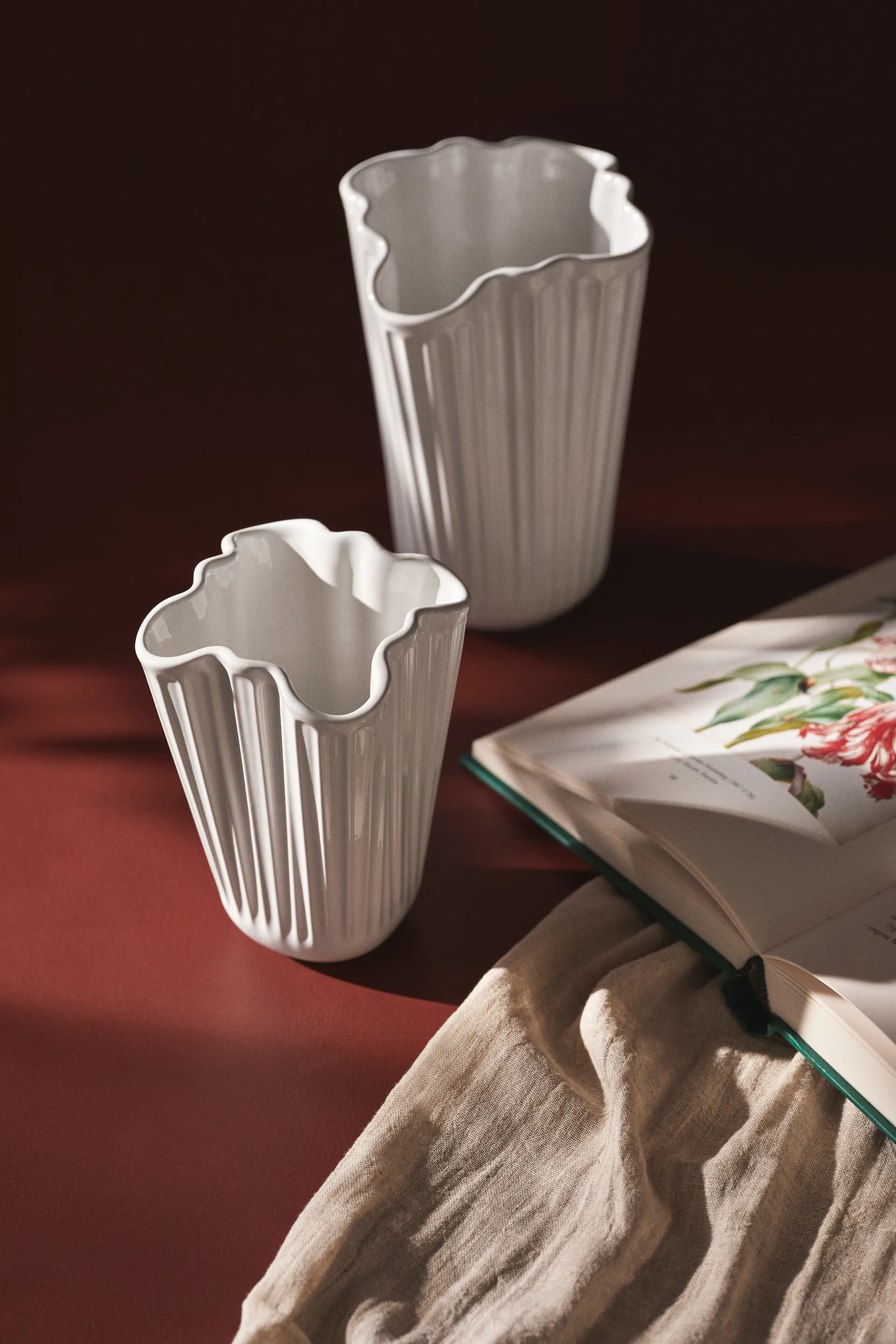 Hammershøi 花瓶 unfold 20.5 cm, White Kähler | ケーラー