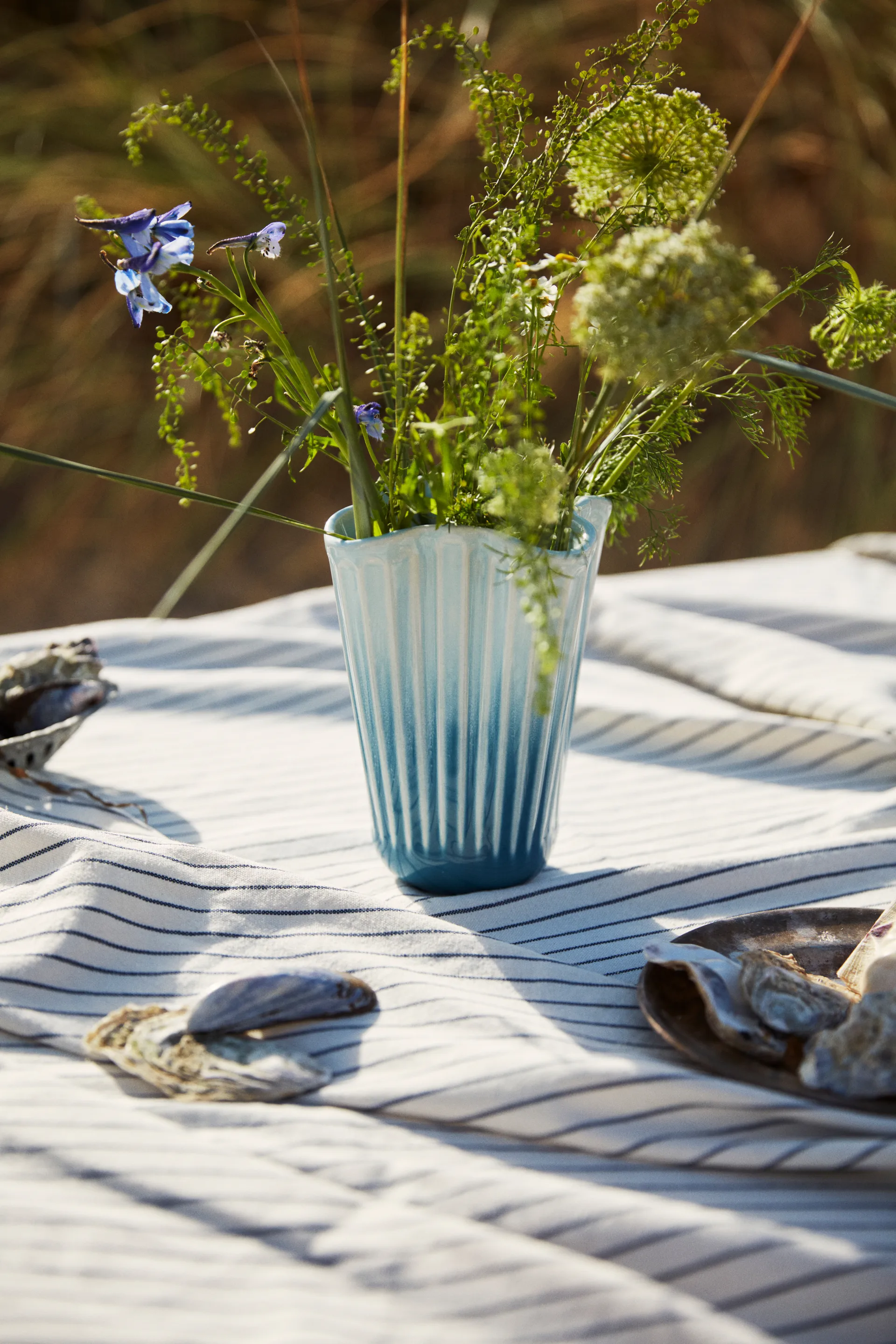 Hammershøi 花瓶 unfold, Blue, 20.5 cm Kähler | ケーラー