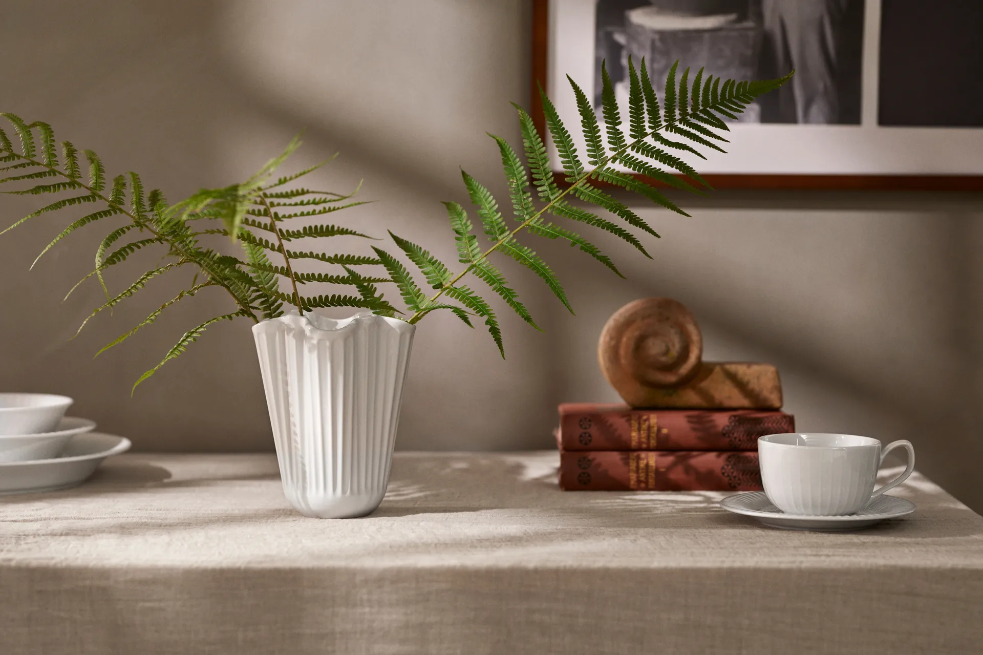 Hammershøi 花瓶 unfold, White, 16,5 cm Kähler | ケーラー