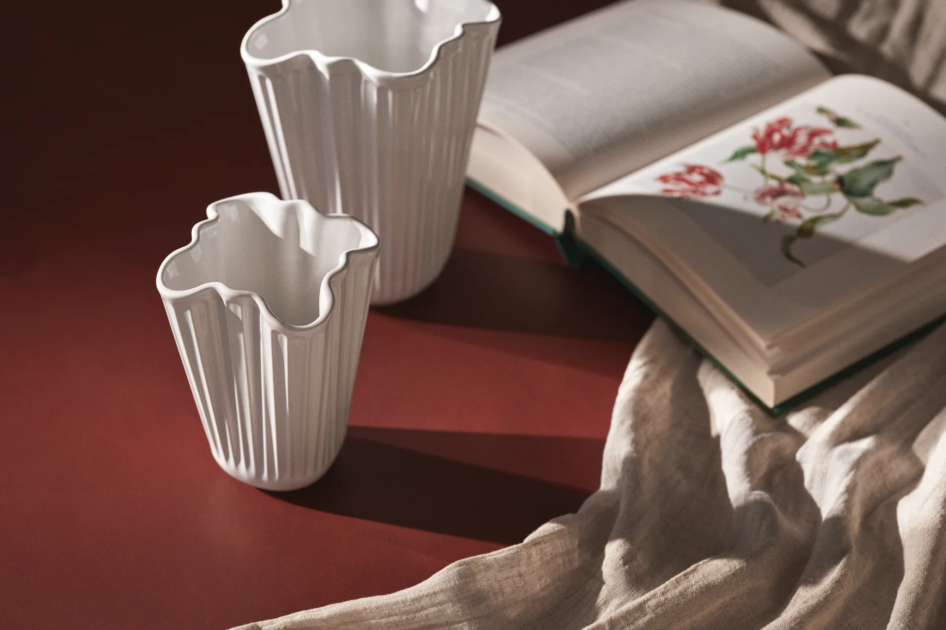 Hammershøi 花瓶 unfold, White, 16,5 cm Kähler | ケーラー