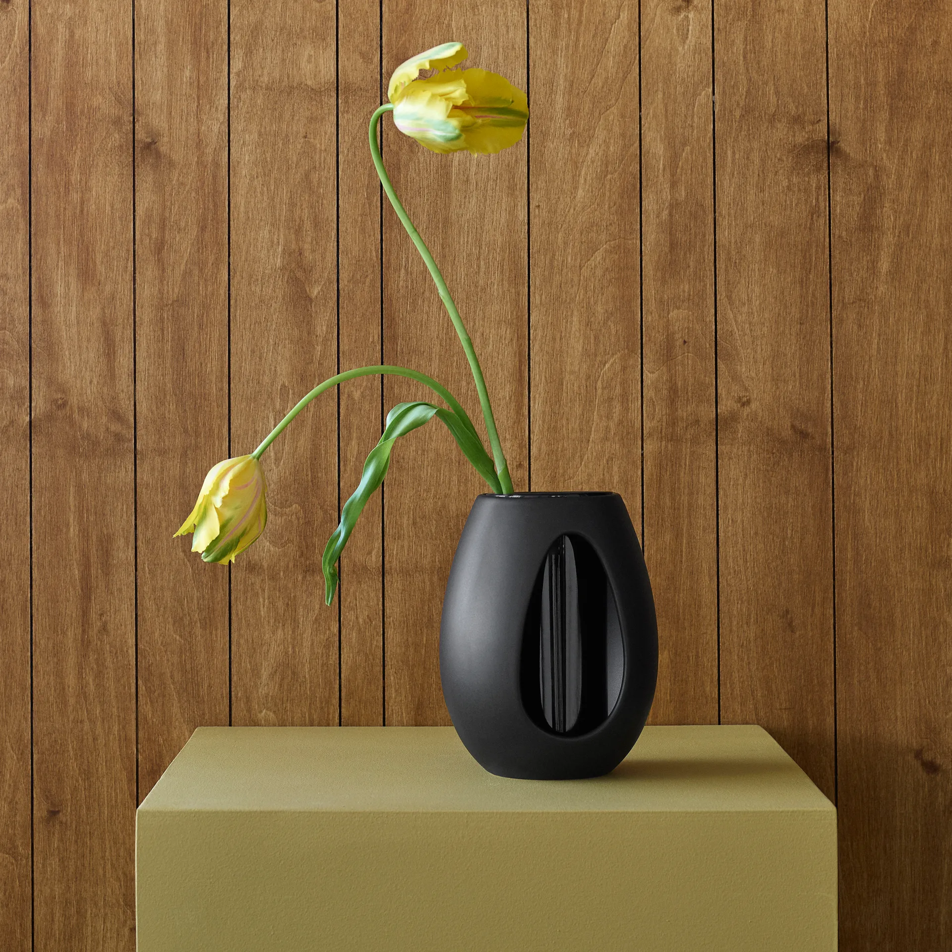 Kokong 花瓶 22 cm, Brown Kähler | ケーラー