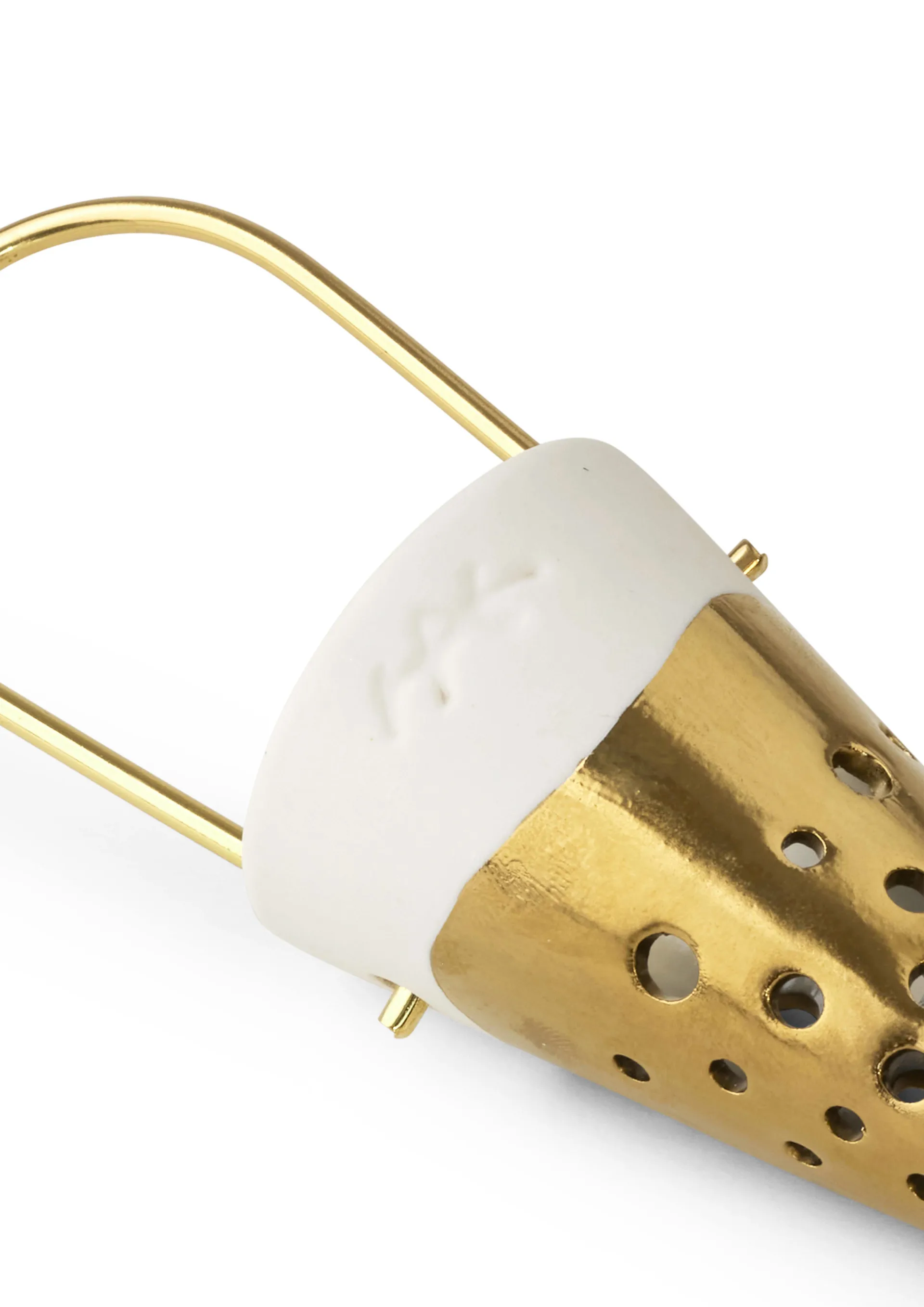 Nobili クリスマスデコレーション 15 cm, Gold-white Kähler | ケーラー