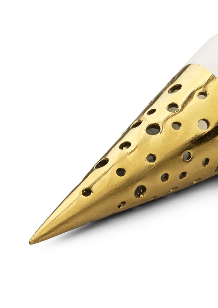 Nobili クリスマスデコレーション 15 cm, Gold-white Kähler | ケーラー