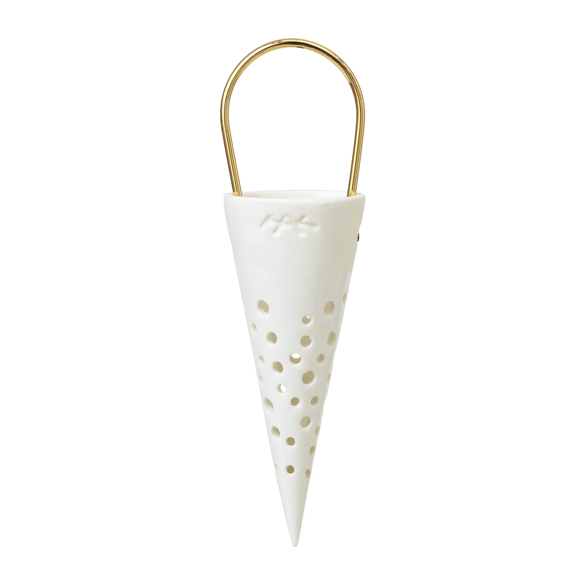 Nobili クリスマスデコレーション 15 cm, White Kähler | ケーラー