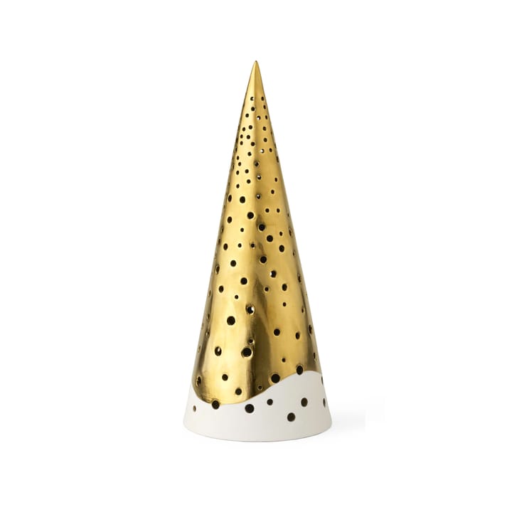 Nobili キャンドルホルダーmedium - Gold-white - Kähler | ケーラー