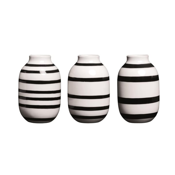 Omaggio/オマジオ ミニチュア 花瓶 3パック - black-white - Kähler | ケーラー