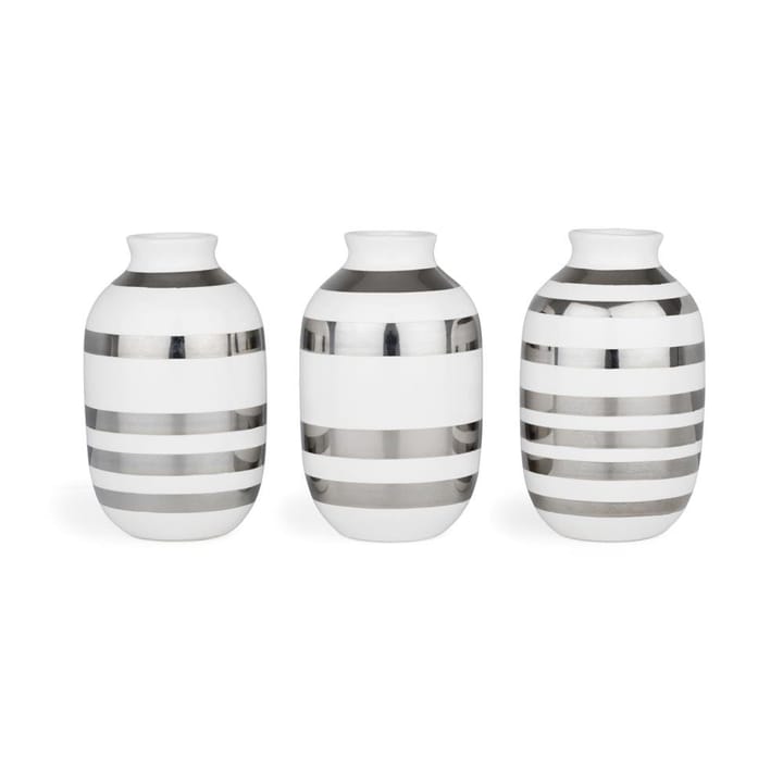 Omaggio/オマジオ ミニチュア 花瓶 3パック - silver-white - Kähler | ケーラー