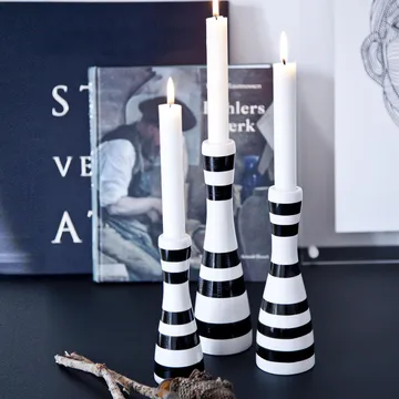 Omaggio/オマジオ キャンドルスティック スモール - black - Kähler | ケーラー