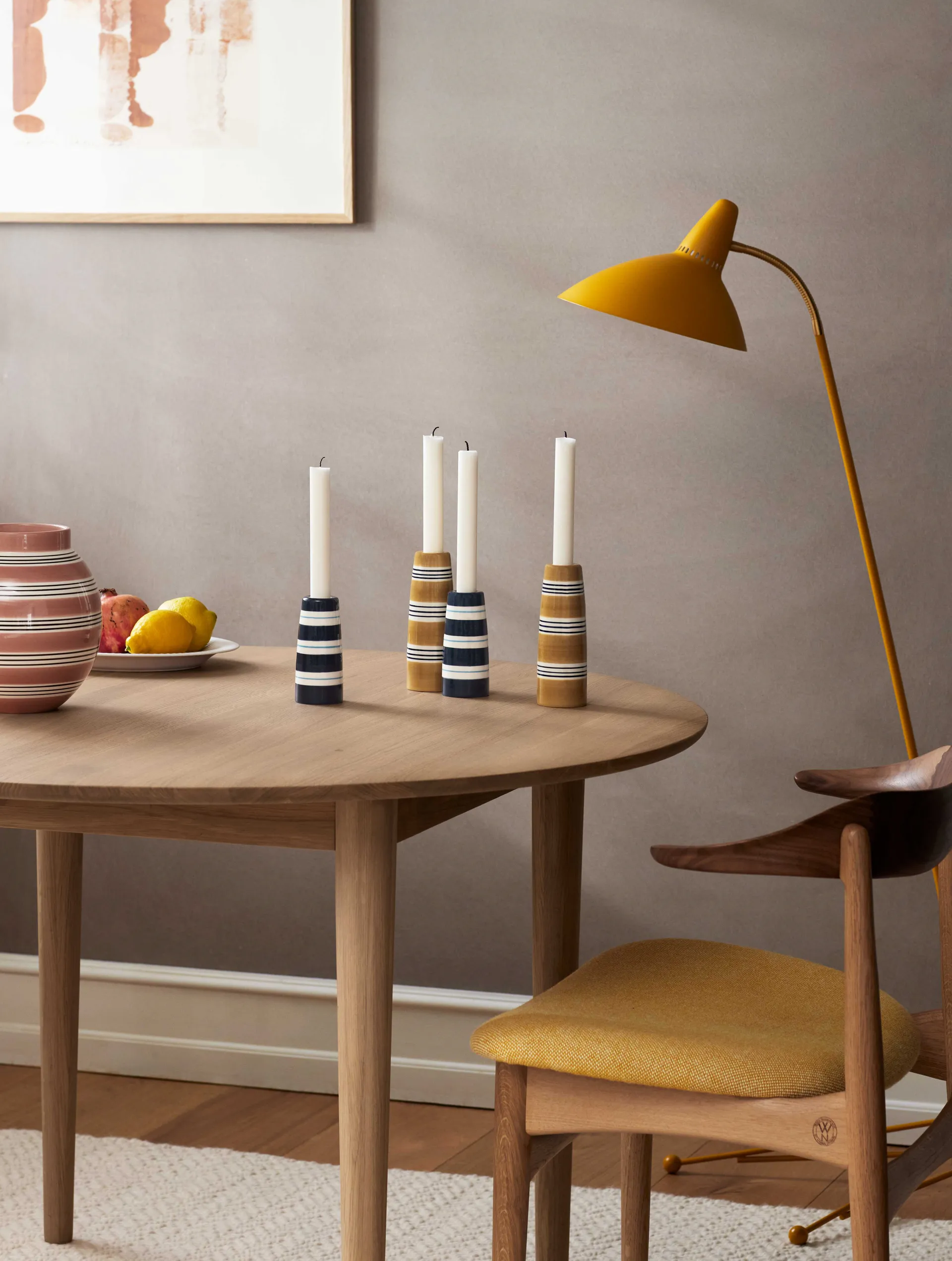 Omaggio / オマジオ Nuovo キャンドルホルダー16 cm, Ochre Kähler | ケーラー