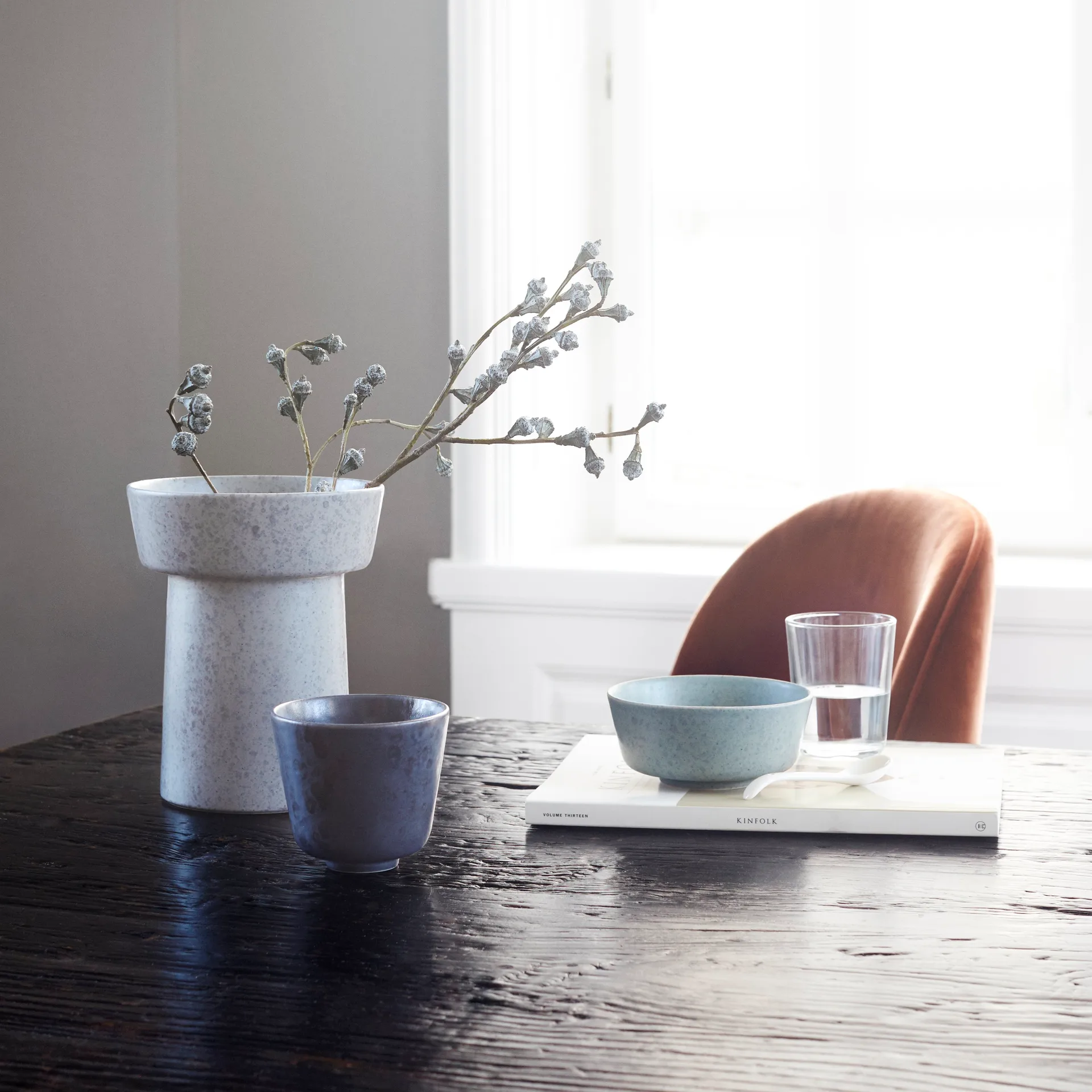 Ombria ボウル スモール, granite green Kähler | ケーラー