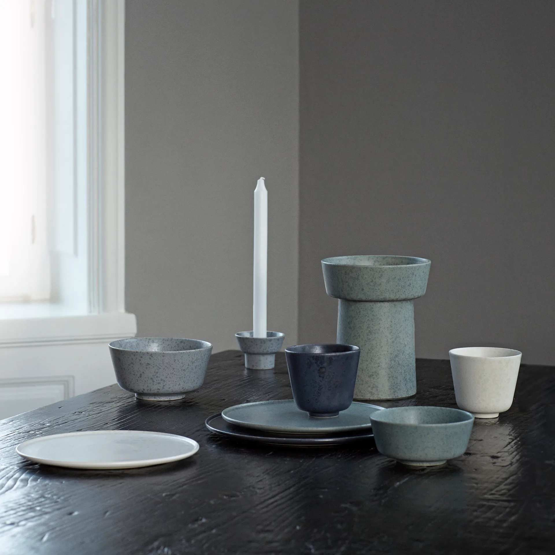 Ombria ボウル スモール, granite green Kähler | ケーラー