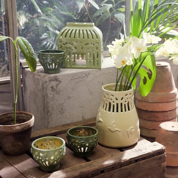 Orangery キャンドルホルダー Ø9 cm - Spring leaf - Kähler | ケーラー