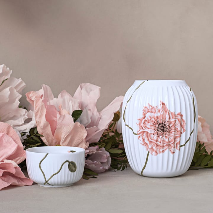 ハンマースホイ Poppy 花瓶 21 cm, white Kähler | ケーラー