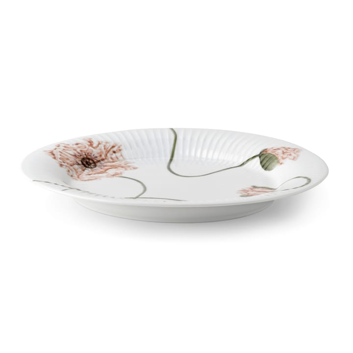 ハンマースホイ Poppy オーバル ソーサー 22.5x28.5 cm, white Kähler | ケーラー