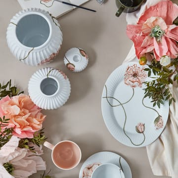 ハンマースホイ Poppy オーバル ソーサー 22.5x28.5 cm - white - Kähler | ケーラー