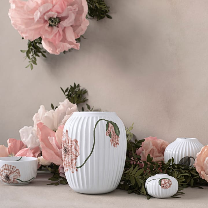 ハンマースホイ Poppy キャンドルスティック Ø7.5 cm, white Kähler | ケーラー