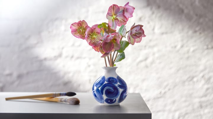 Tulle 花瓶 10.5 cm, Blue Kähler | ケーラー