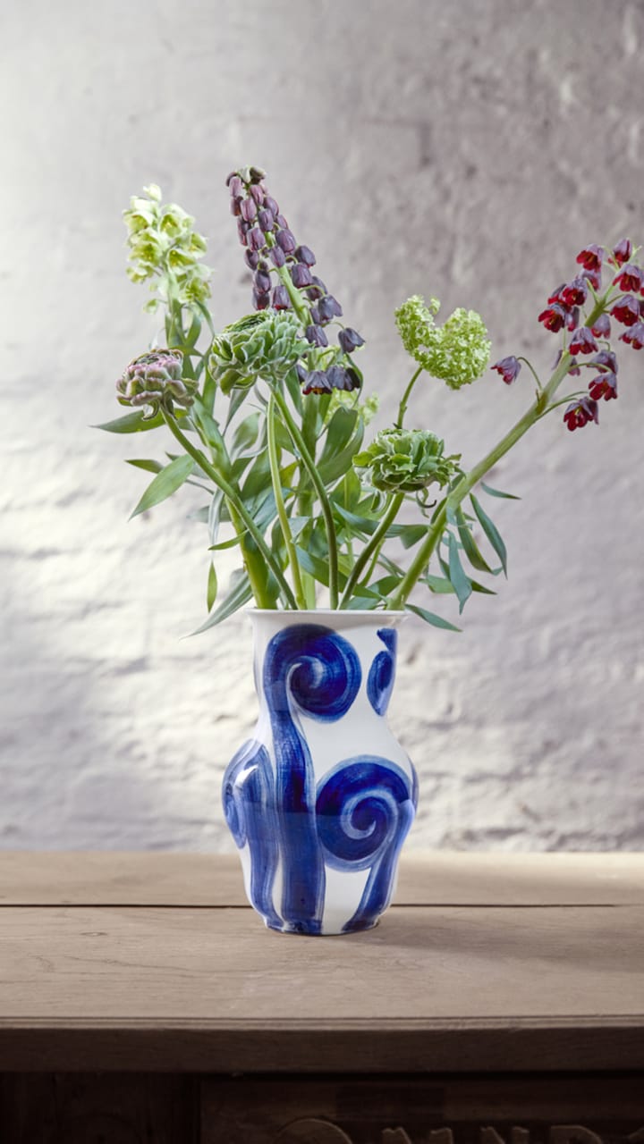 Tulle 花瓶 22.5 cm, Blue Kähler | ケーラー