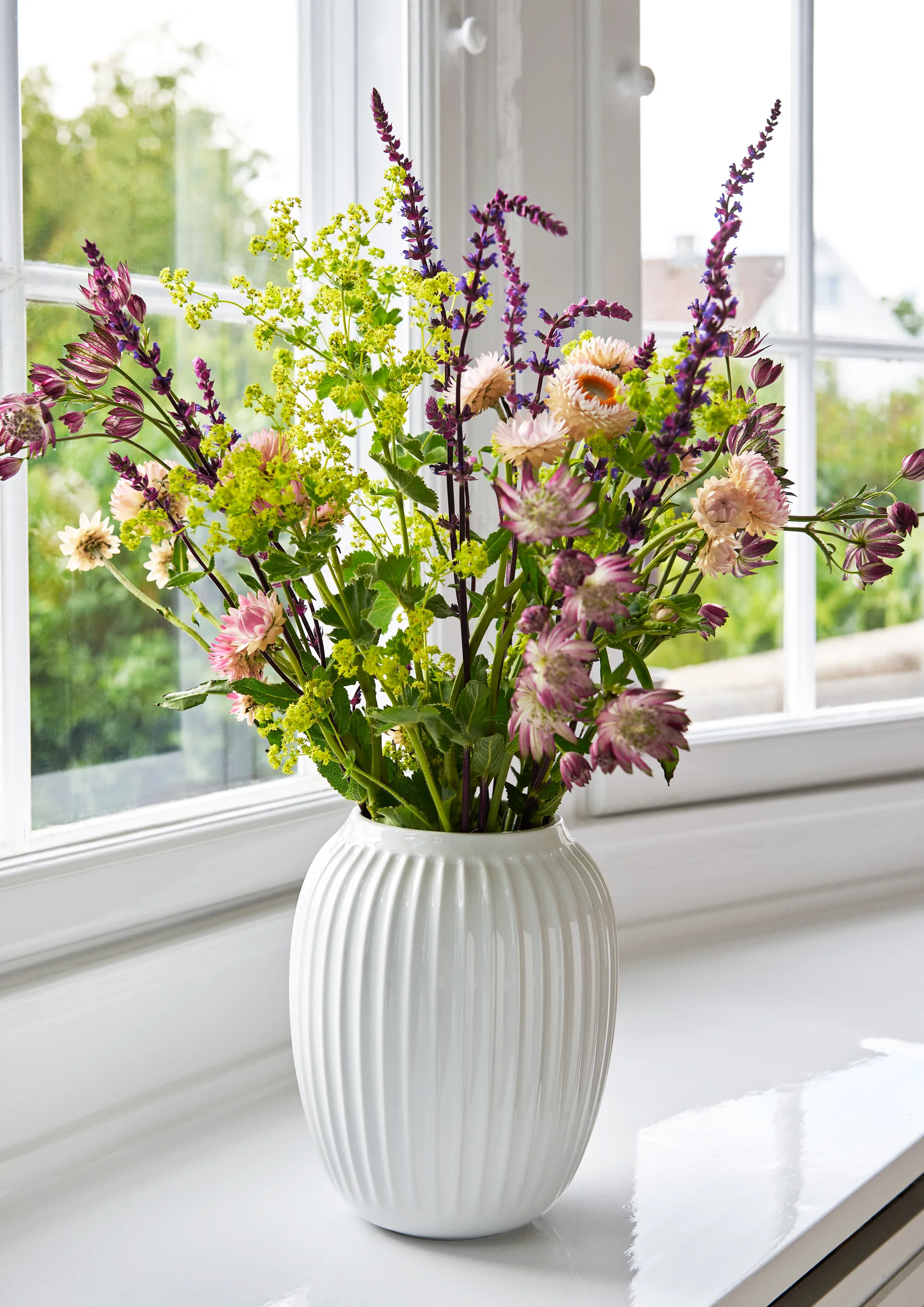 ハンマースホイ 花瓶 ミディアム, white Kähler | ケーラー