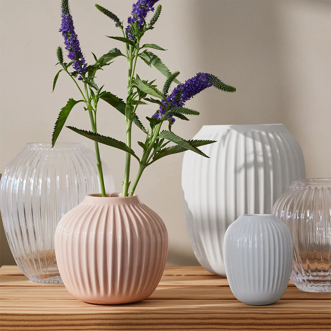 ハンマースホイ 花瓶 ミディアム, white Kähler | ケーラー