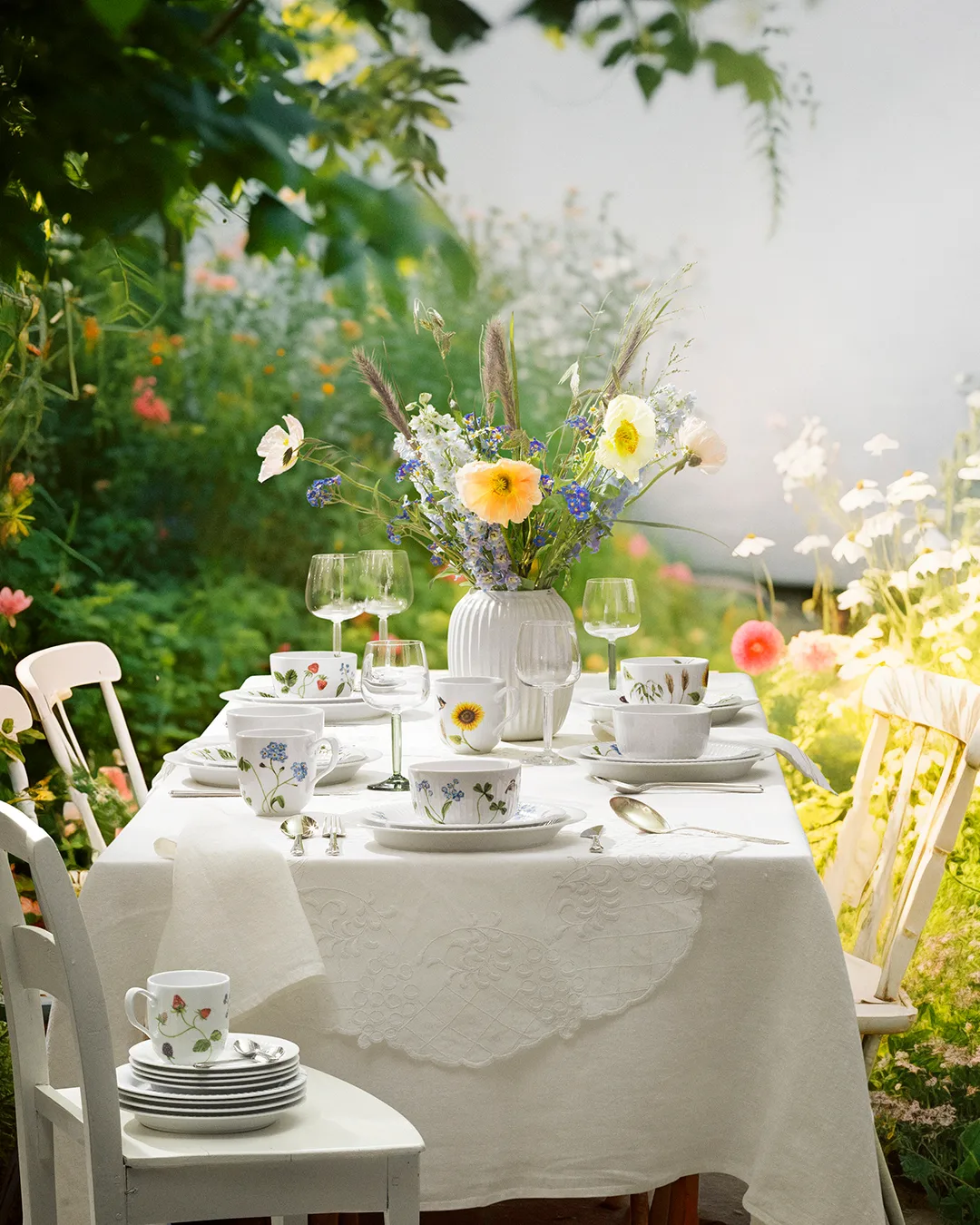 ハンマースホイ 花瓶 ミディアム, white Kähler | ケーラー