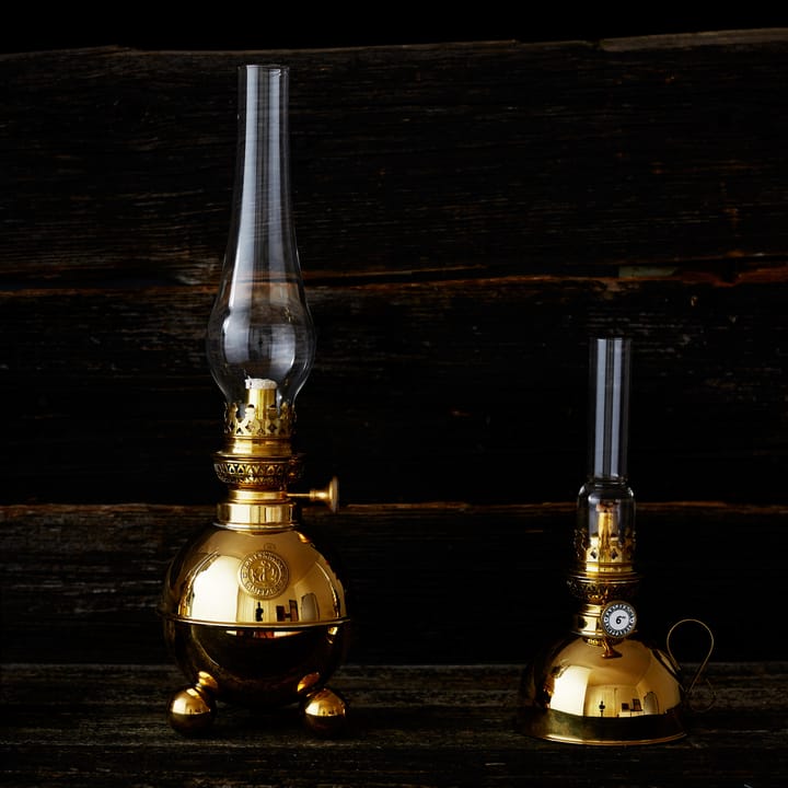 Nattlampan パラフィンランプ, brass Karlskrona Lampfabrik