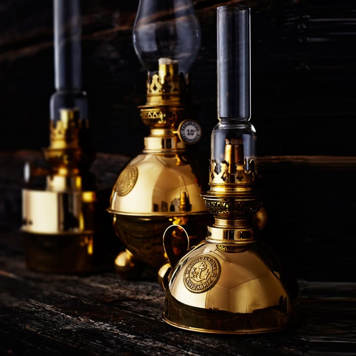Nattlampan パラフィンランプ, brass Karlskrona Lampfabrik