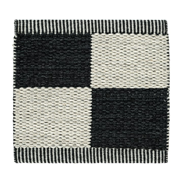 Checkerboard Icon ラグ 85x200 cm, Midnight black Kasthall