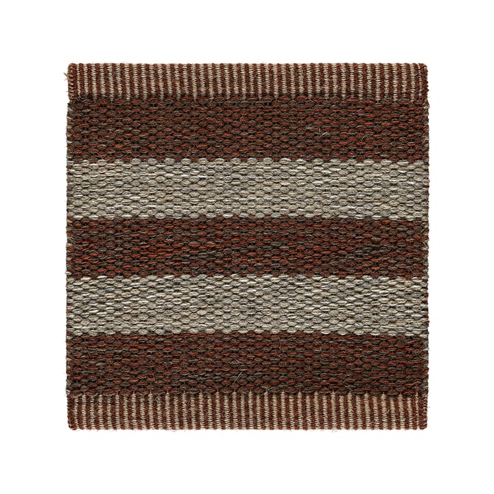 Narrow Stripe Icon ホールウェイランナー - Red clay 240x85 cm - Kasthall