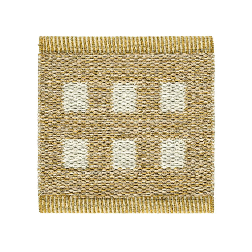 Sugar Cube Icon 廊下用 ラグ, Yellow ochre 484 85x250 cm Kasthall