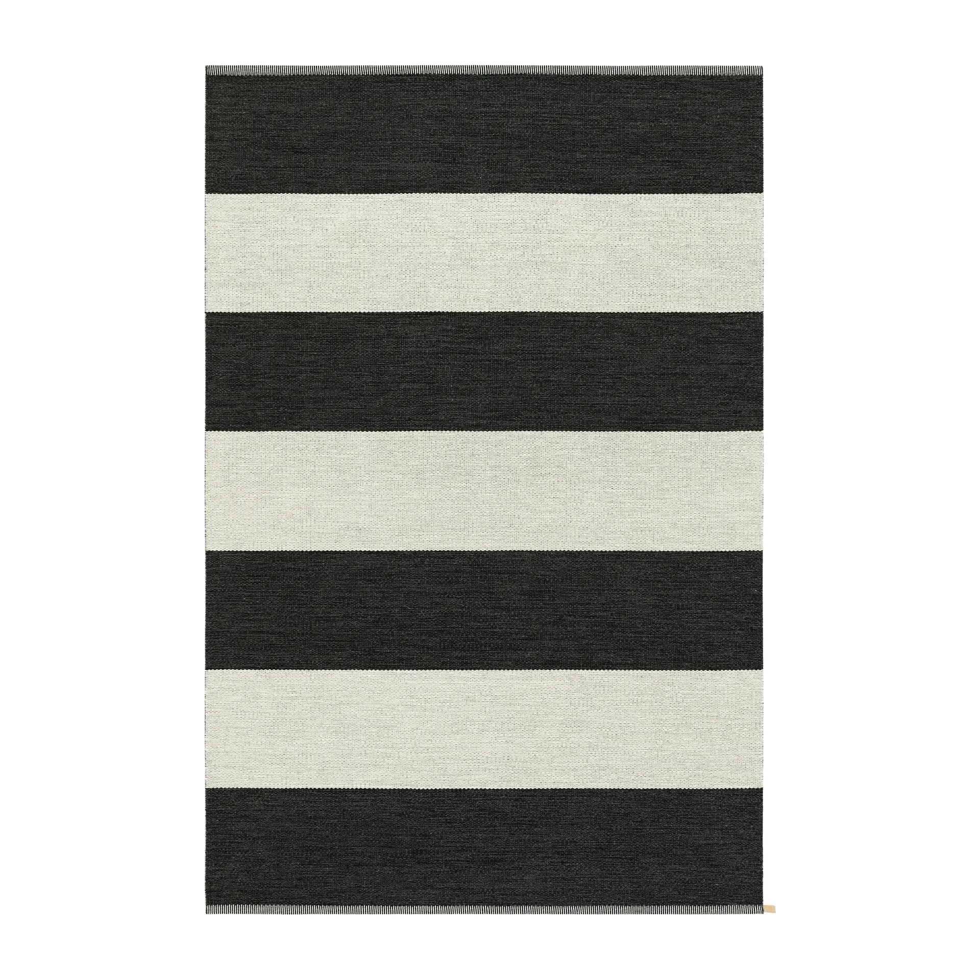 Wide Stripe Icon ラグ 195x300 cm, Midnight black Kasthall
