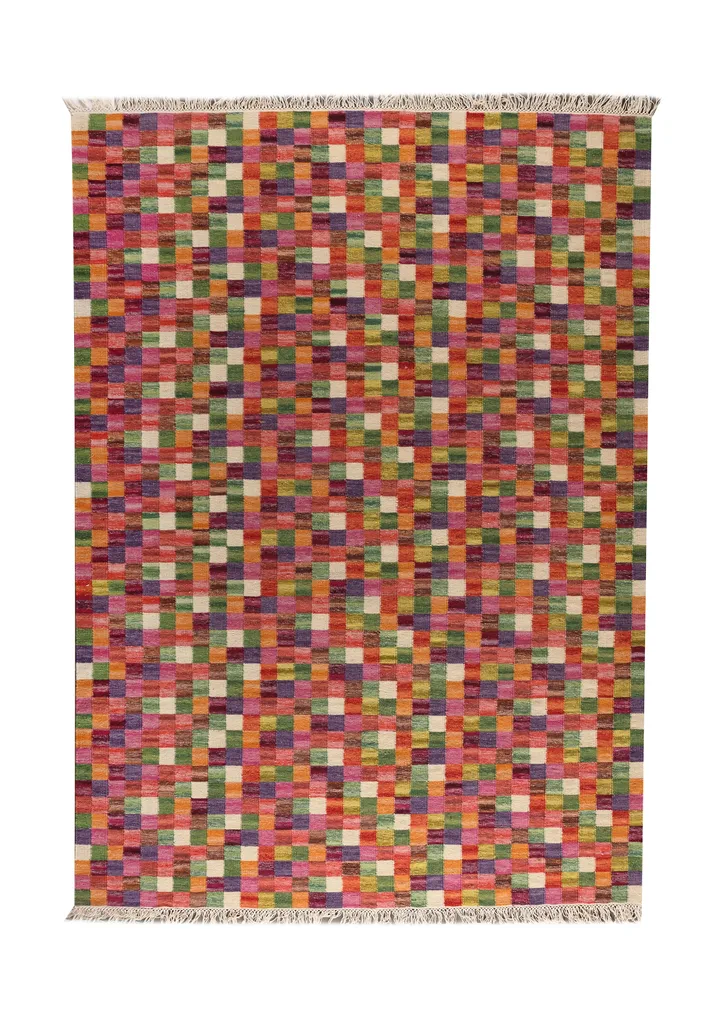 スモール ボックス 手織り ラグ マルチ - 240x170 cm - Kateha | カテハ