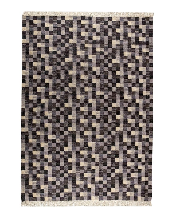 スモール ボックス 手織り ラグ グレー - 240x170 - Kateha | カテハ