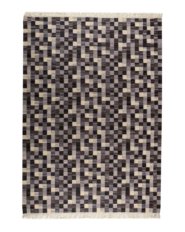 スモール ボックス 手織り ラグ グレー - 300x200 - Kateha | カテハ