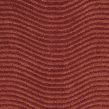 Dunes ウェーブラグ - Dusty red, 200x300 cm - Kateha | カテハ