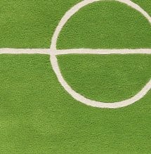Football ラグ, green 120x180 cm Kateha | カテハ