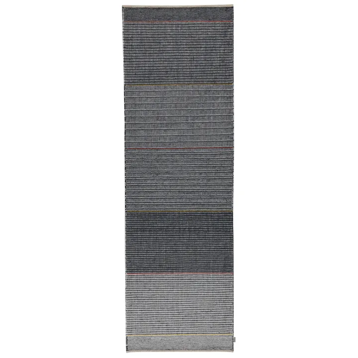 Tribulus One ウールカーペット 80x250 cm - Black/white/red/yellow - Kateha | カテハ