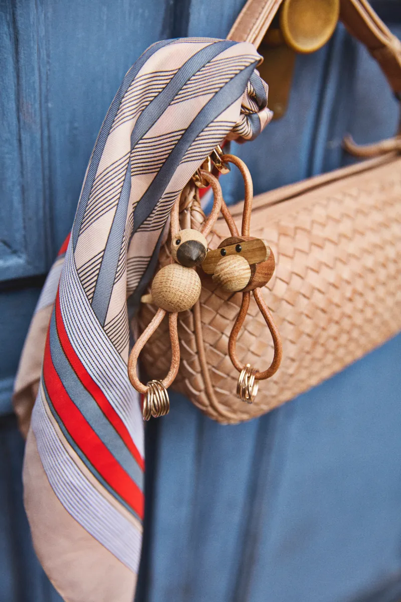 Kaj Bojesen バード キーリング, Oak, natural leather Kay Bojesen Denmark | カイ・ボイスン デンマーク