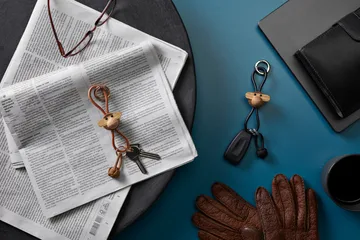 Kaj Bojesen モンキー キーリング - Teak, limba wood, natural leather - Kay Bojesen Denmark | カイ・ボイスン デンマーク