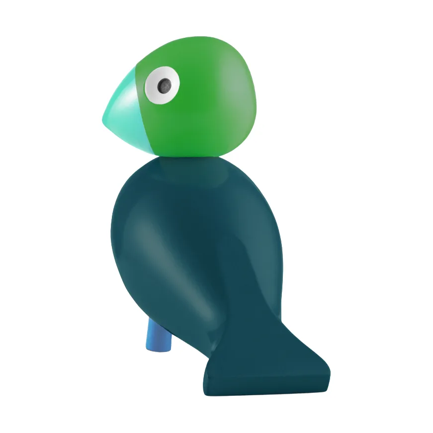 Kaj Bojesen Year Bird 2026 Birch, Dark green Kay Bojesen Denmark | カイ・ボイスン デンマーク