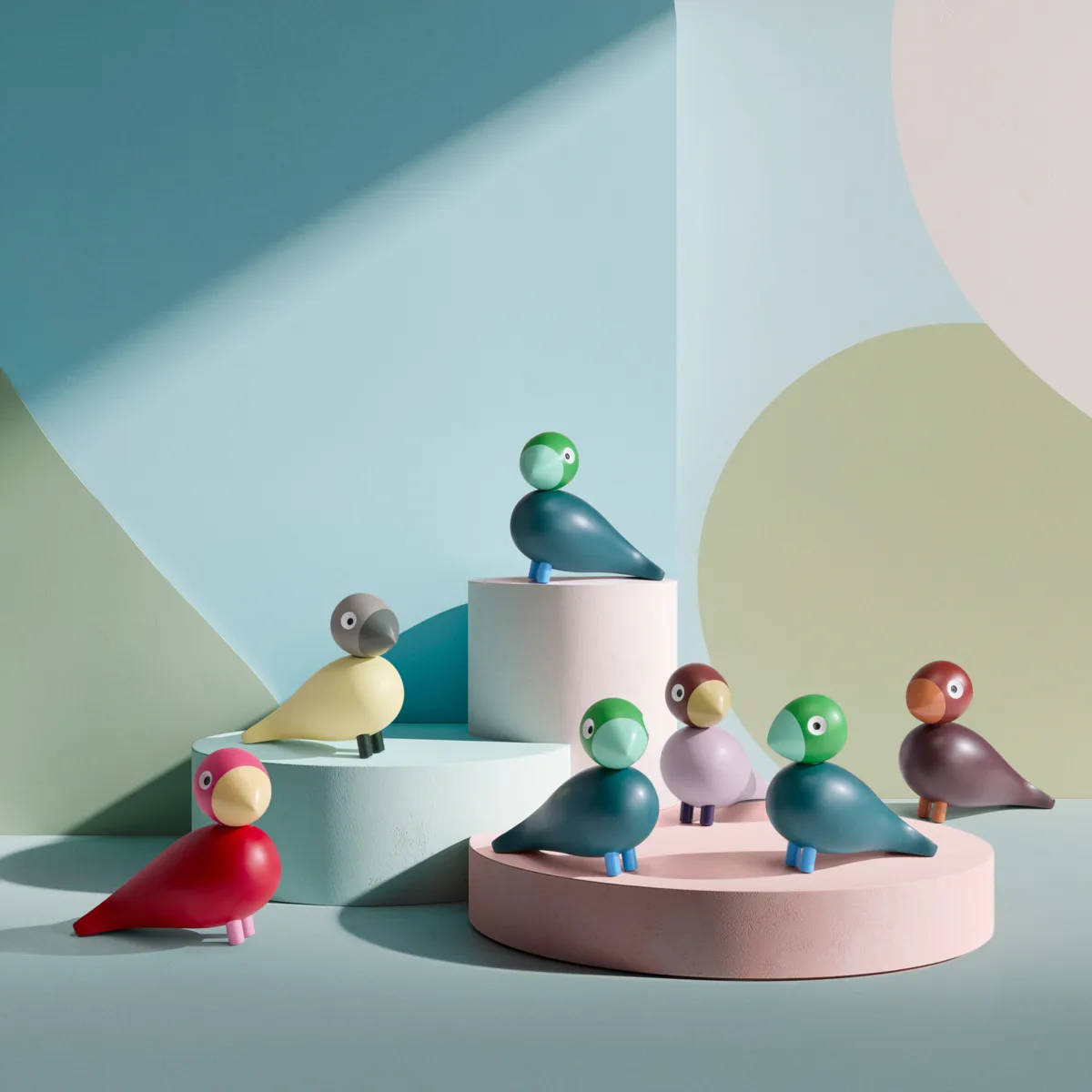 Kaj Bojesen Year Bird 2026 Birch, Dark green Kay Bojesen Denmark | カイ・ボイスン デンマーク