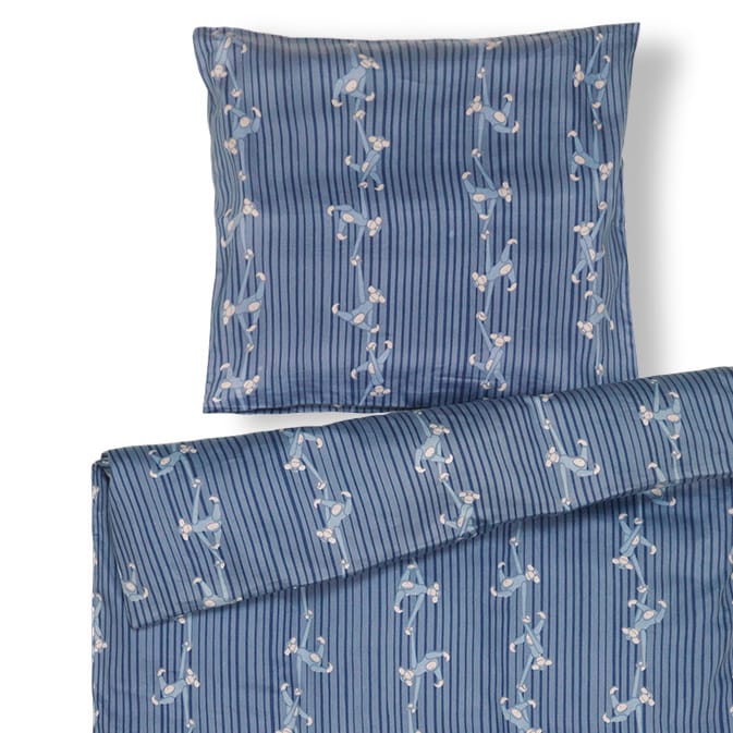 Kay Bojesen デュベカバー セット モンキー 100x140 cm, blue Kay Bojesen Denmark | カイ・ボイスン デンマーク